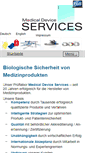 Mobile Screenshot of mdservices.de